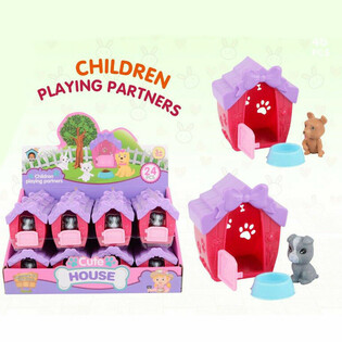 PET HOUSE WITH TOY PET IN DISPLAY (24 pcs.)