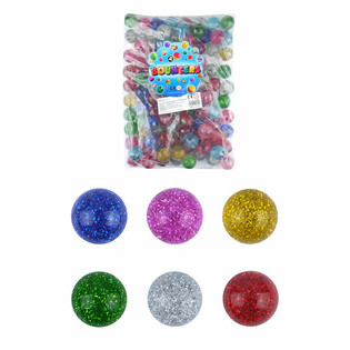 Glitter Bouncy Balls &Oslash;3.3CM (100 pcs)
