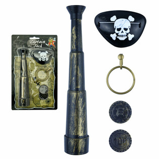 Pirate Play Set on Card - 6 Pieces