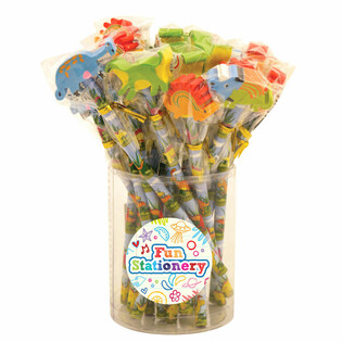 Dinosaur Pencil with Eraser (24 pcs)