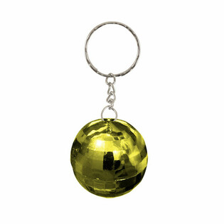 Golden Disco Ball Keychains (12 pcs)