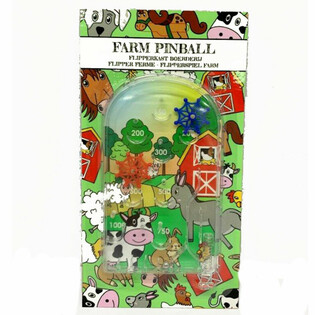 FARM ANIMAL PINBALL GAME ON CARD