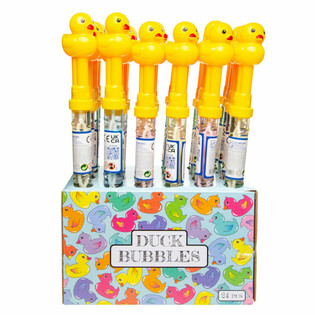 Large Duck Bubble Wand 37 cm in Display (24 pcs)