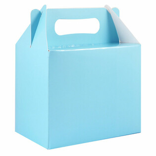 Party Treat Boxes Light Blue 14x18x10 cm (12 pcs)
