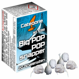 BIG POP Snap Firecrackers - CAT F1 Kids' Fireworks - Display Box