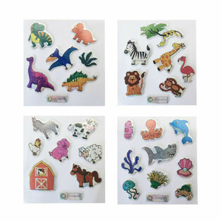 Glitter Stickers - Model: Animal Mix (100 pcs)