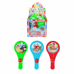 Pirate Paddle Bat Game - Display Box (96 pcs)