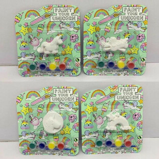 PAINT YOUR OWN UNICORN ON CARD (12 pcs)