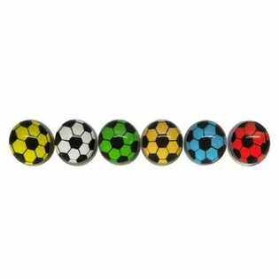 Football Bouncy Balls - Mixed Colors - &Oslash; 3.2 cm (50 pcs.)