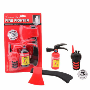 FIREFIGHTER PLAYSET ON CARD (1 pc.)