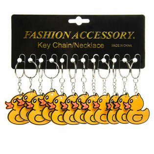 Yellow Duck Keychains (48 pcs)