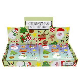 CHRISTMAS FUN STICKERS (120 PCS)