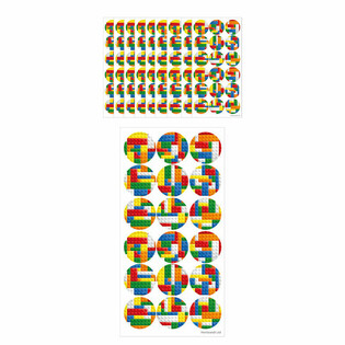 Fun Stickers - Brickz Building Blocks (10 Sheets)