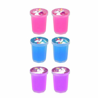 Unicorn Slime Small Pots (6 pcs)