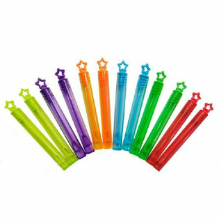 Colorful Star Bubble Wands (12-Pack)