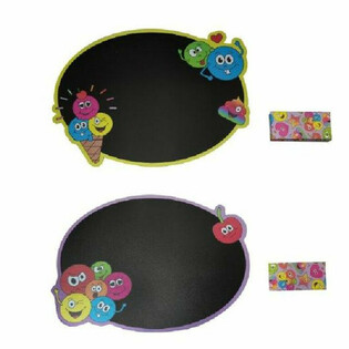 Smiley Chalkboard with Chalk (Display of 24)
