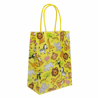 Jungle Animal Paper Gift Bags (12 pcs)