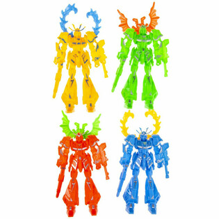 ROBOT ACTION FIGURE - MIXED COLORS (36 pcs.)