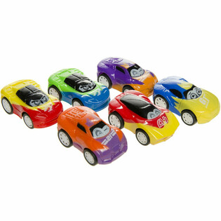 Funny Friction Sport Cars with Eyes - Mix Colors (48 pcs)