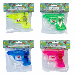 Water Pistols, 10 Cm - Assorted Colors (36 pcs)
