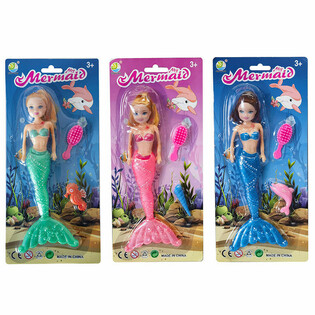 Mermaid Doll on Card (6 pcs)
