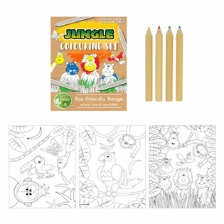 ECO FRIENDLY &ndash; Jungle Animal Drawing Set (25 Units)