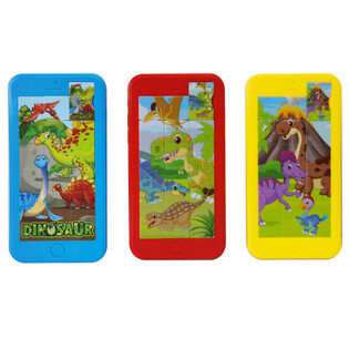 Dinosaur Mobile Slide Puzzle - 8x16cm