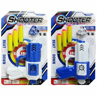 Shooter Toy Pistol with 3 Suction Cups on Card (6 pcs.)