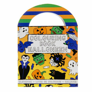 Small Halloween Coloring Books with Stickers (48 Pcs)