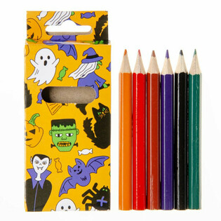6-Piece Halloween Colored Pencil Set (24 pcs)