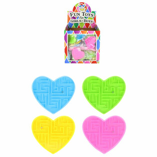 Heart Puzzle Games - Display of 72 pcs