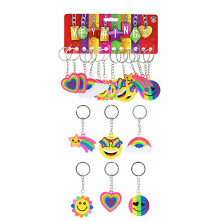 KEYRINGS - RAINBOW FIGURES (12 pcs.)