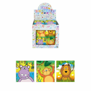 Jungle Animal Mini Notepads in Display (480 pcs)