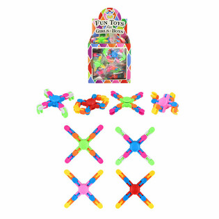 FLEXIBLE FIDGET SPINNER - IN DISPLAY (24pcs.)