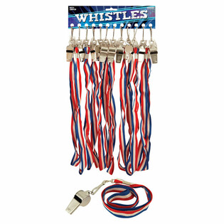 METAL WHITE/BLUE WHITE CORD WITH RED/WHITE/BLUE CORD (12 pcs.)