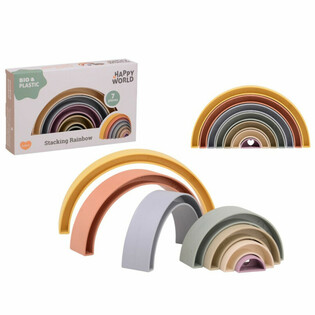 HAPPY WORLD - BIO PLASTIC - STACKING RAINBOW (1st.)