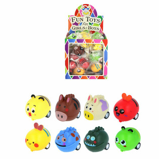 Pull Back Animals in Display (48 pcs)