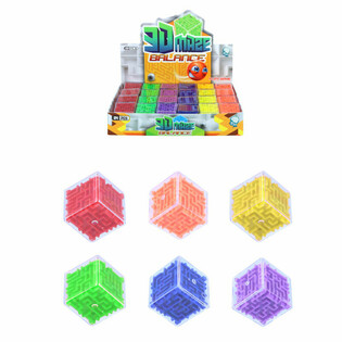PUZZLE CUBE MAZE BALL GAME IN DISPLAY (24 pcs)