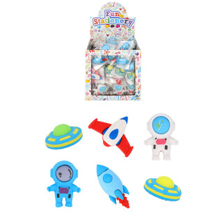 SPACE / SPACE ERASERS IN DISPLAY (84pcs.)