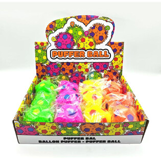 PUFFER BALL - 6.5CM - IN DISPLAY (12 pcs.)