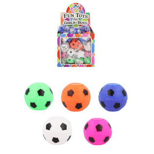 ROUND FOOTBALL SPINNER IN DISPLAY (64pcs.)