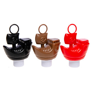 DUCKS FISHING PIRATE SHIP - MIXED COLORS - 8 Cm. (15 pcs.)
