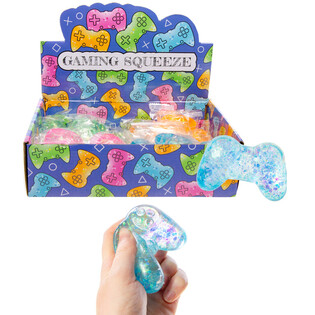SQUEEZE GAMING CONTROLLER - MIXED COLORS - IN DISPLAY (12 pcs)