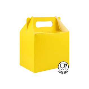 TREAT BOX COLOR: YELLOW 14x9.5x12 Cm. (12 pcs.)