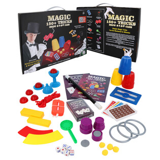 XL MAGIC TRICKS SET MAGIC BOX - WITH 150+ MAGIC TRICKS (1st.)