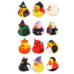 Halloween Rubber Ducks Mix (12 pack) - 6 x 5 cm