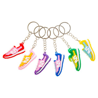 SPORTS SHOES KEYRINGS - MIXED COLORS (48 pcs.)