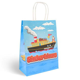 Sinterklaas / Saint Nicholas Paper Gift Bags - 16x8x22 cm (12 pieces)