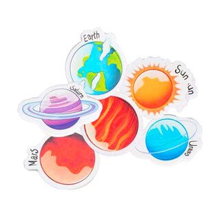 Planet Erasers in Display (24 pcs)
