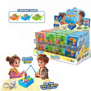 Wind-Up Fishing Game - in Display (32 pcs)
